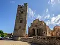 Erice Cathedral with its bell tower