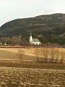 View of the church