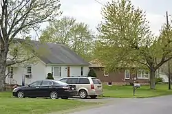 Houses at the center of the community