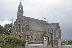 Kiltallagh Catholic church, in Killeagh townland, is dedicated to Saint Carthage