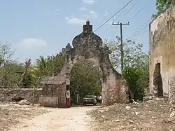 Entrance Hacienda Citincabchén, Yucatán.