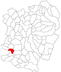 Location in Caraș-Severin County