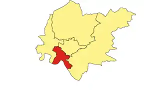 Location of the ward