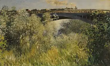 French Impressionism, The Bridge of Argenteuil, Monet, 1875