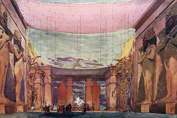 For Cléopâtre by Mikhail Fokine; 1910.