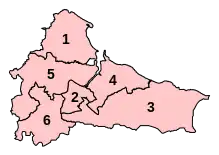 Proposed Parliamentary constituencies in Cleveland