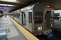 Red Line train at Airport station