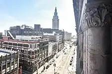 Terminal Tower from Euclid Avenue