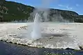 Cliff Geyser Erupting