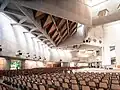 Nave of Clifton Cathedral, looking toward baptistery