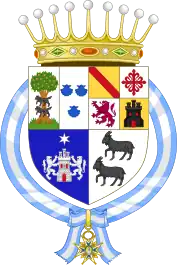 Coat of Arms as Count of Gálvez (1783–1786)