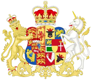 Arms of Queen Charlotte, from 1801 to 1816