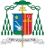 Episcopal coat of arms of Archbishop Józef Kowalczyk, charged with a cross, a pastoral staff, a plough, and a star