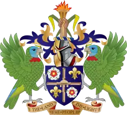 Coat of arms of Saint Lucia