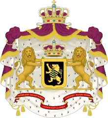 Coat of arms of a prince of Belgium