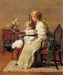 Mother and child, c.1885