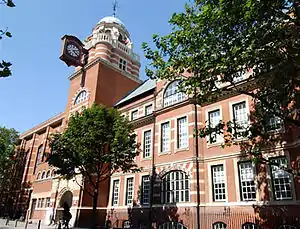 The Grade II listed College Building