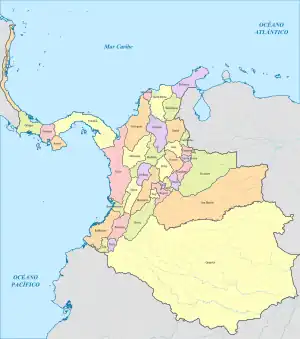 Image 1Provinces of the Republic of New Granada in 1851 (from History of Panama)