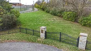 One of three cemeteries used by the asylum