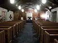 Chapel interior, facing Torah ark