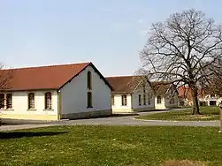 Barracks at the memorial