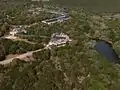 Aerial view of Concordia University's new campus in Northwest Austin.