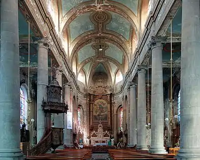 Interior of Saint-Wasnon, Condé-sur-l'Escaut (1751)