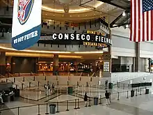 Lobby during the Conseco Fieldhouse era