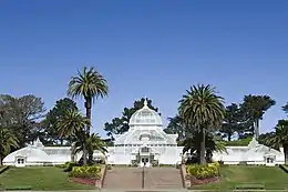 Conservatory of Flowers, Golden Gate Park, San Francisco, California, 1878.