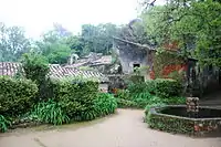 The humble hermitage Convent of the Capuchos secluded in the forests of Sintra Nature Park