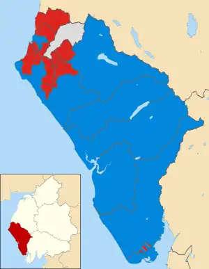 2007 results map