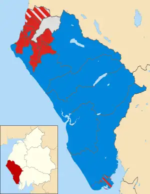 2011 results map