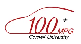 The Cornell 100+ MPG Team Logo