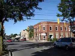 Corner of Caradoc St. N and Front St. W in Strathroy