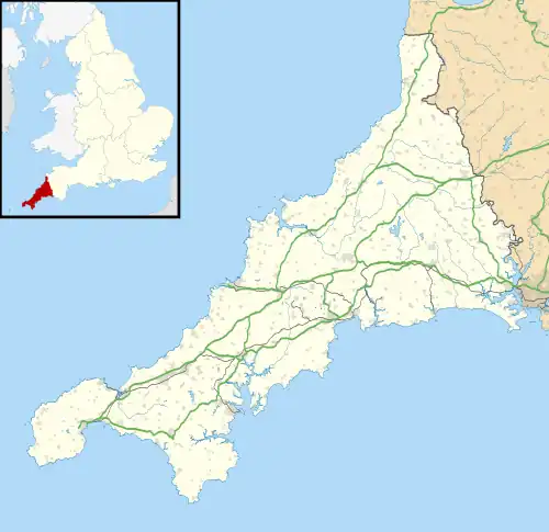 Polperro is located in Cornwall