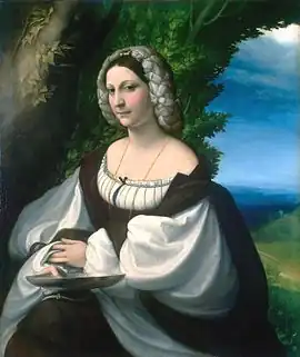 Correggio. Portrait of a Lady