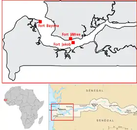 Couronian settlements in Africa