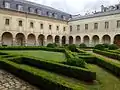 Cloister surrounding the formal garden of Recollects convent, Versailles