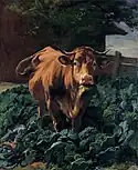 Cow in Vegetable Garden, 1857