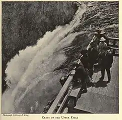 Brink of Upper Falls, 1916