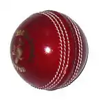 A cricket ball