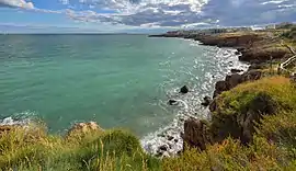 Crique de l'Anau, a cove in the Mediterranean Sea.