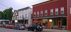 Local grocery store and traditional soda fountain on Main Street, Croghan