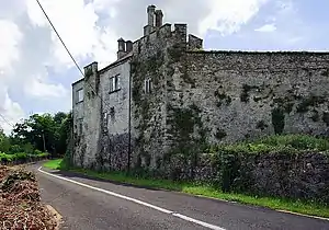 Croom Castle overlooks the River Maigue