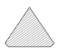 Cross section of the pyramidion