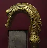 The Insular style Lismore crosier, c. 1100. National Museum of Ireland