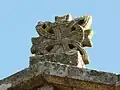 Cross topping the church of Saint Lazarus, Santiago de Compostela