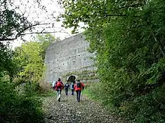 One of the lime kilns on Cults Hill