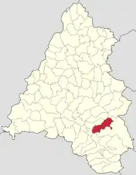 Location in Bihor County