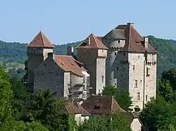 Châteaux de Plas et de Saint-Hilaire.